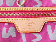  Louis Vuitton Monogram Graffiti pink fuchsiaNeverfull GM 31 x 28 x 14cm - 2
