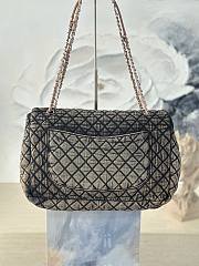 Chanel Denim Quilted Denimpression Flap 39×26×11cm - 3