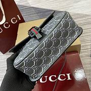 Gucci Super Mini Shoulder Grey Bag 800313 20X14X5.5cm - 4
