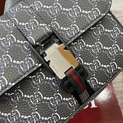 Gucci Super Mini Shoulder Grey Bag 800313 20X14X5.5cm - 3