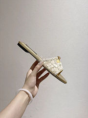 Dolce & Gabbana Rainbow Bianca Lace Slides - 6
