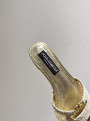 Dolce & Gabbana Rainbow Bianca Lace Slides - 2