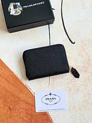  Prada Saffiano Leather Compact/Zip-Around Wallet 12x9x2.5cm - 2