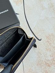  Prada Saffiano Leather Compact/Zip-Around Wallet 12x9x2.5cm - 5