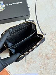  Prada Saffiano Leather Compact/Zip-Around Wallet 12x9x2.5cm - 4