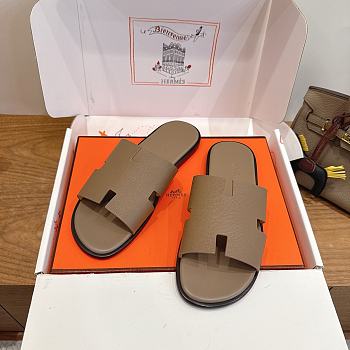  Hermès Izmir Étoupe Brown Sandal 