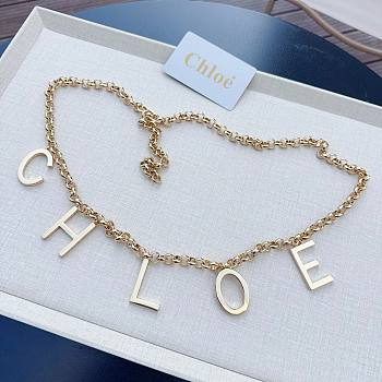 Chloé Logo-lettering Necklace