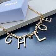 Chloé Logo-lettering Necklace - 4