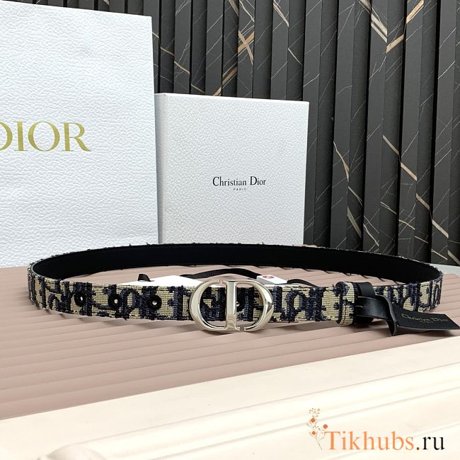 Dior 30 Montaigne Reversible Belt - 1