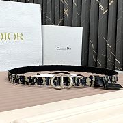Dior 30 Montaigne Reversible Belt - 1