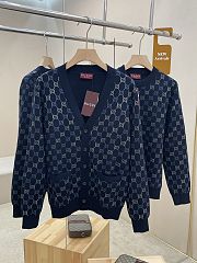 Gucci GG Double Wool Knit Cardigan - 1