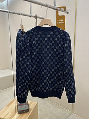 Gucci GG Double Wool Knit Cardigan - 5