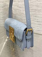 Dior Miss Dior Flap Bag Pale Blue 18x6.5x11cm - 4