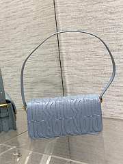 Dior Miss Dior Flap Bag Pale Blue 18x6.5x11cm - 3