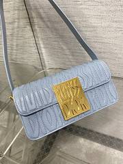 Dior Miss Dior Flap Bag Pale Blue 18x6.5x11cm - 2