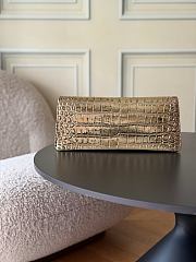  Chanel Paris-New York Coco Croc Scarab Clutch 30X13X4 - 4