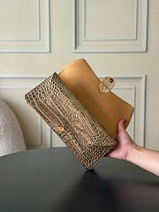  Chanel Paris-New York Coco Croc Scarab Clutch 30X13X4 - 2