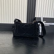 Chanel 24N Coco Neige Lightweight Nylon Bowling Bag 20×32×12cm - 4