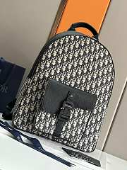  Dior Saddle Zip Beige và Black Backpack 33 x 43.5 x 19.5 cm - 1