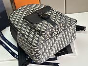  Dior Saddle Zip Beige và Black Backpack 33 x 43.5 x 19.5 cm - 5