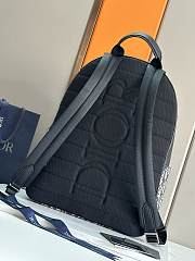  Dior Saddle Zip Beige và Black Backpack 33 x 43.5 x 19.5 cm - 4