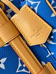  Louis Vuitton Christopher MM Monogram Blue Backpack 41 x 47 x 13 cm - 6