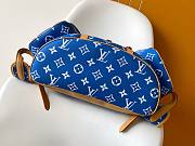  Louis Vuitton Christopher MM Monogram Blue Backpack 41 x 47 x 13 cm - 5