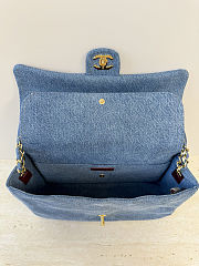  Chanel Denim Souplissimo Flap Bag 18x33x9.5cm - 4
