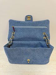  Chanel Denim Souplissimo Flap Bag 18x33x9.5cm - 3
