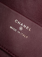 Chanel Quilted Suede Drawstring Bag 17x22x8cm - 4