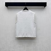 Chanel White Tweed vest - 5