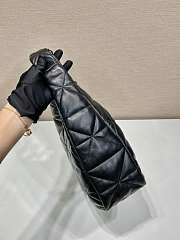  Prada Large Topstitched Nappa-Leather Hobo Bag 40x27x11.5cm - 2
