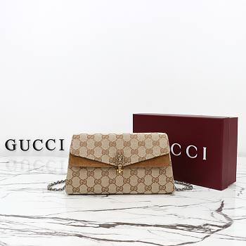Gucci Dionysus small shoulder Sand bag 21x12x6cm