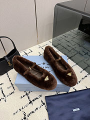  Prada Shearling Ballerinas - 1