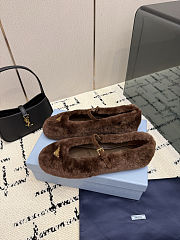  Prada Shearling Ballerinas - 4