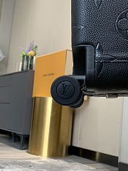 Louis Vuitton Horizon 55 Monogram Empreinte Black Suitcase 38x55x21cm - 4