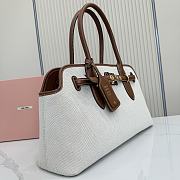 Miu Miu Aventure Canvas and Leather Bag 44x22.5x14.5cm - 5