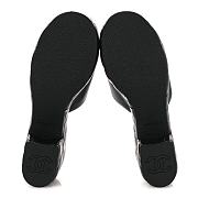 Chanel Lambskin Quilted CC Platform Mules 40 Black - 2