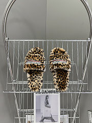 Balenciaga Leopard-Print Faux Fur Slides - 6