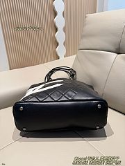 Chanel Cambon Ligne Large Tote Bag Black 30x32cm - 5