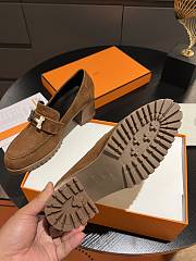 Hermes Escarpin Foch 60 Pump Chevre Velours SHW - 2