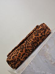 Saint Laurent Calypso Small Padded Leopard-Print Faille Shoulder Bag 26×14×7cm - 4