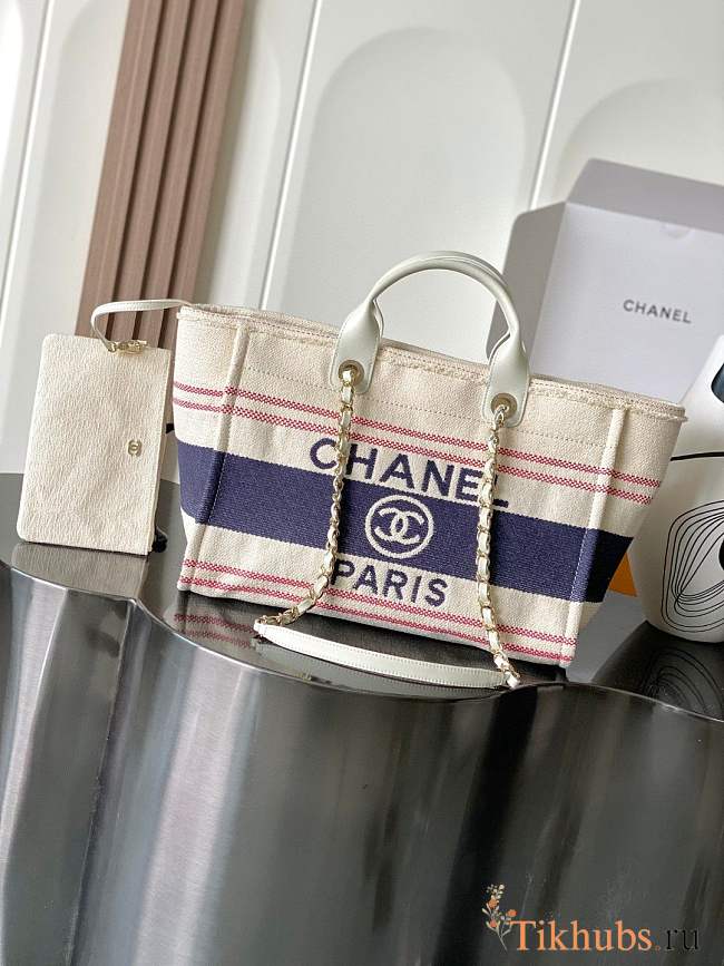 Chanel Deauville Tote 35x27x16cm - 1