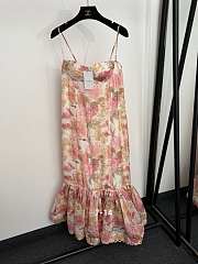 Zimmermann Como Floral Linen And Silk Midi Dress - 1