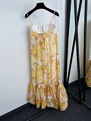 Zimmermann Como Floral Linen And Silk Midi Dress - 3