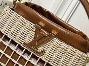 Louis Vuitton Capucines BB Rattan and Cowhide Leather 27 x 18 x 9 cm - 2