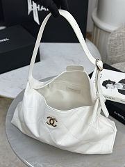 Chanel Ultimate Soft Hobo White Bag 17x35x9cm - 6