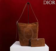 Dior Medaillon Bucket Bag Meidum 34×20.5×18cm - 1