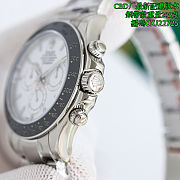 Rolex Cosmograph Daytona White Dial – Black Ceramic Bezel - 4