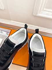 Hermes Bouncing Sneakers Black White - 6